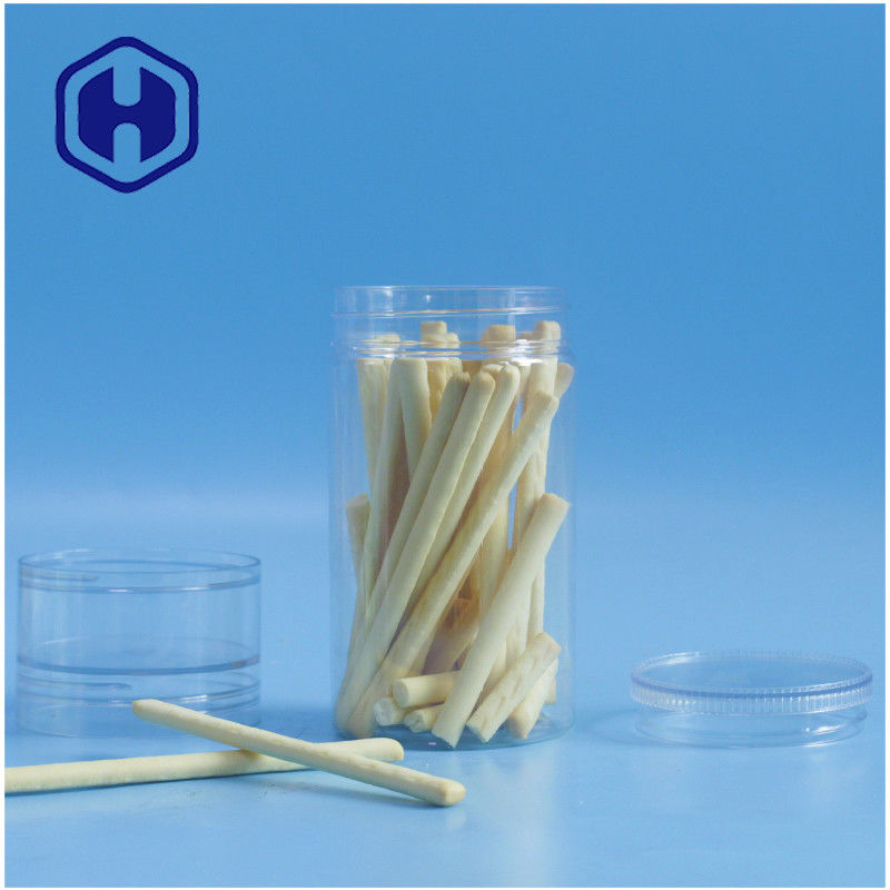 10.9oz Mason Jars Premium Screw plástico 2 en 1 embalaje del atasco del chocolate de las galletas de los alimentos para niños