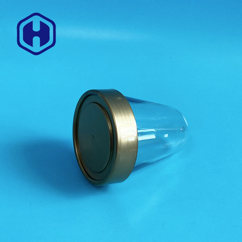 350 ml Jarrón de PET de boca ancha cuello preformado 72 mm 40 g tapa de tornillo de tamaño personalizado