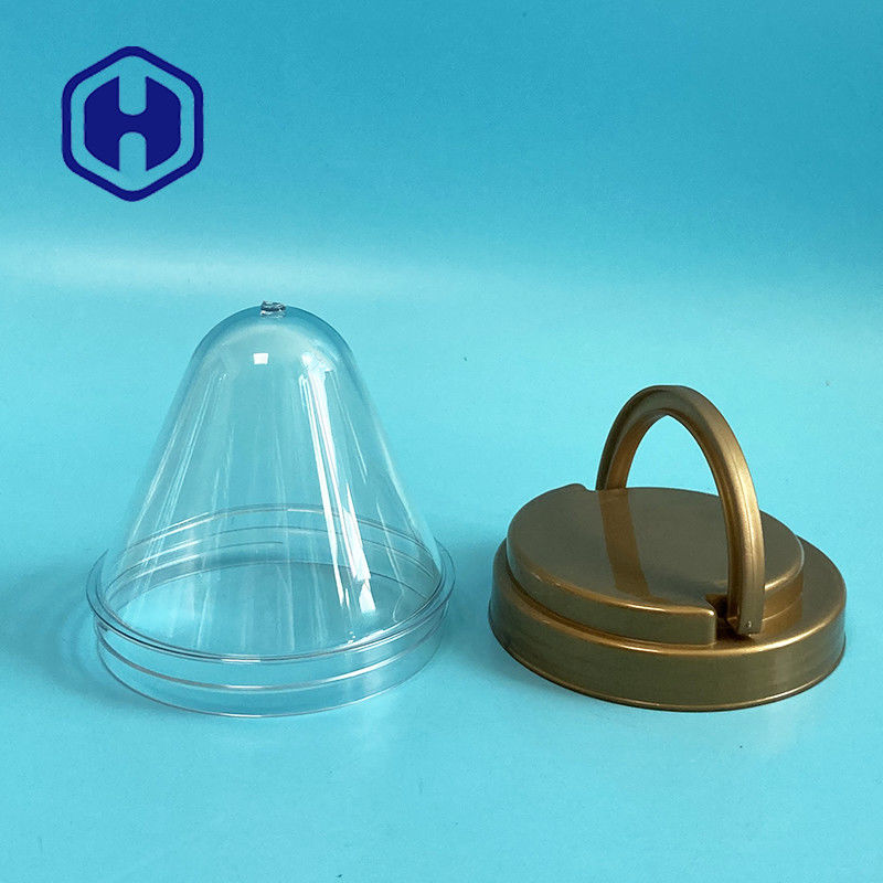 Botella de PET apilable Preforma de galletas fruta seca de caramelo Jar Cuello 87mm Abierto