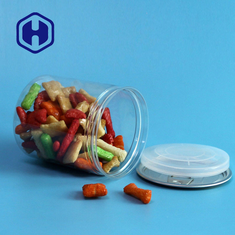 Caja de PET de 99 mm con extremos abiertos fáciles de reutilizar para alimentos secos y salsa