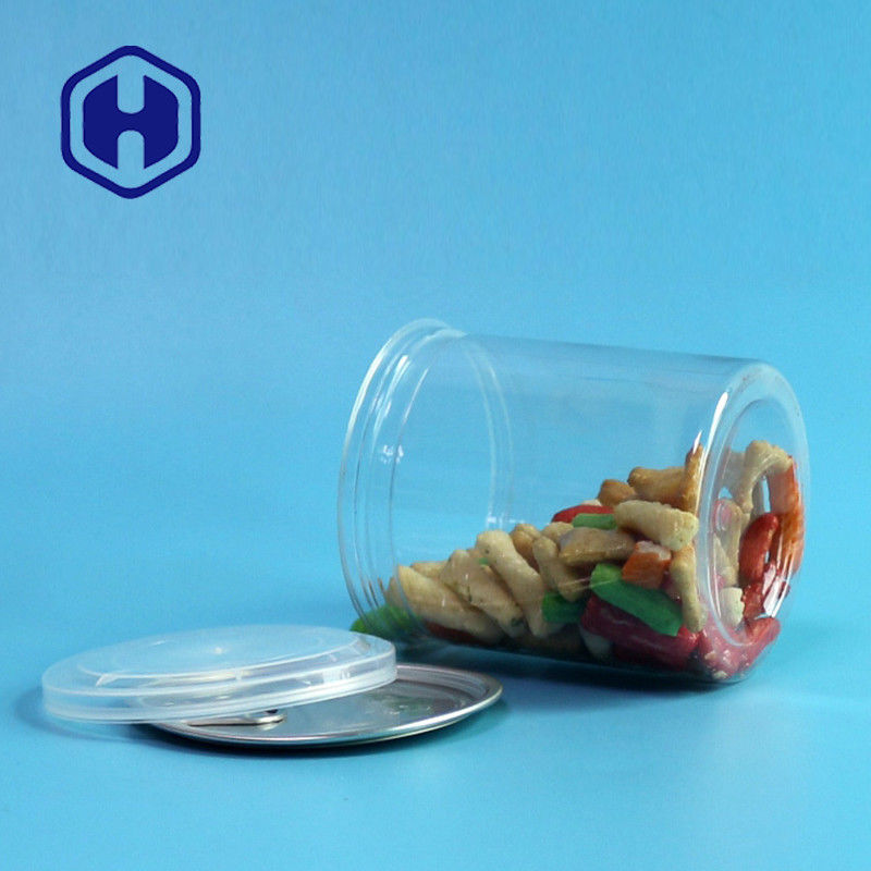 Contenedor transparente a prueba de fugas para mascotas reciclables fácil de abrir / fácil de abrir para mascotas para alimentos secos