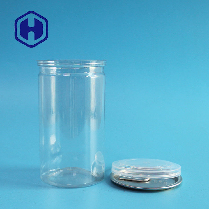 Alimentos para mascotas transparentes pueden ser fácilmente abiertos latas de plástico para el almacenamiento eficiente de alimentos enlatados secos