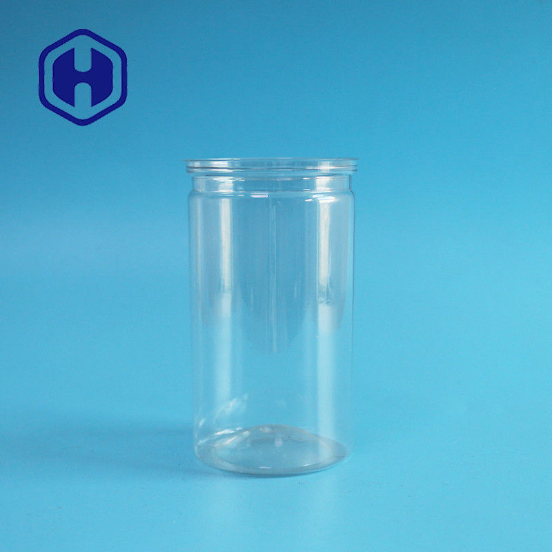 Alimentos para mascotas transparentes pueden ser fácilmente abiertos latas de plástico para el almacenamiento eficiente de alimentos enlatados secos