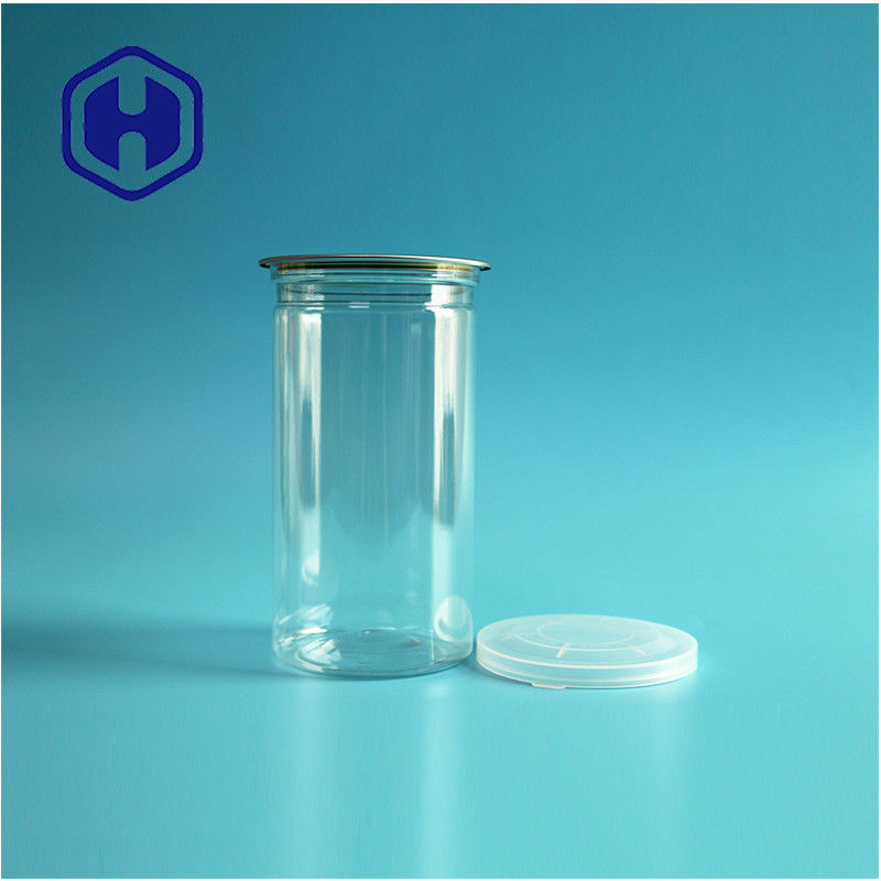 Polvos de comida para gatos y perros secos y saludables en lata de PET de 24 oz con tapa de aluminio hermética