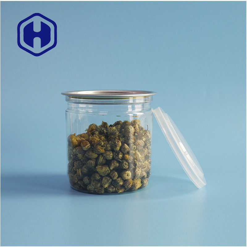 Embalaje de supermercado Envases de galletas de plástico PET herméticos a prueba de fugas con tapas fáciles de abrir