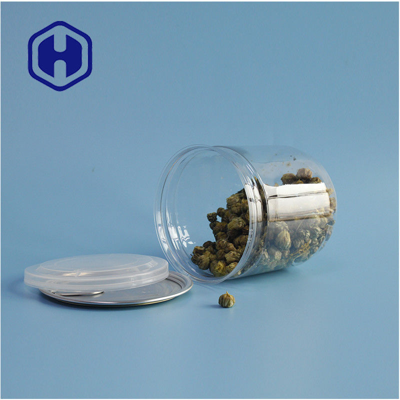 Embalaje de supermercado Envases de galletas de plástico PET herméticos a prueba de fugas con tapas fáciles de abrir