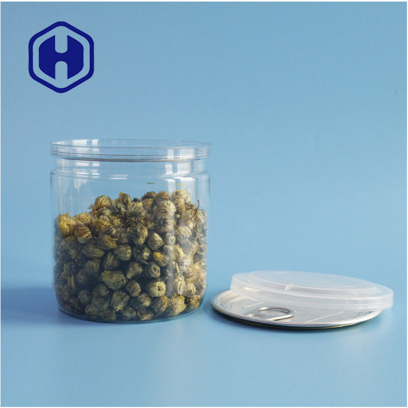 Embalaje de supermercado Envases de galletas de plástico PET herméticos a prueba de fugas con tapas fáciles de abrir