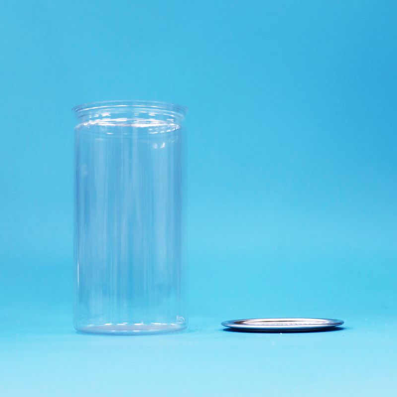 PET transparente de plástico fácil de sellado de embalaje abierto para alimentos dulces bebidas