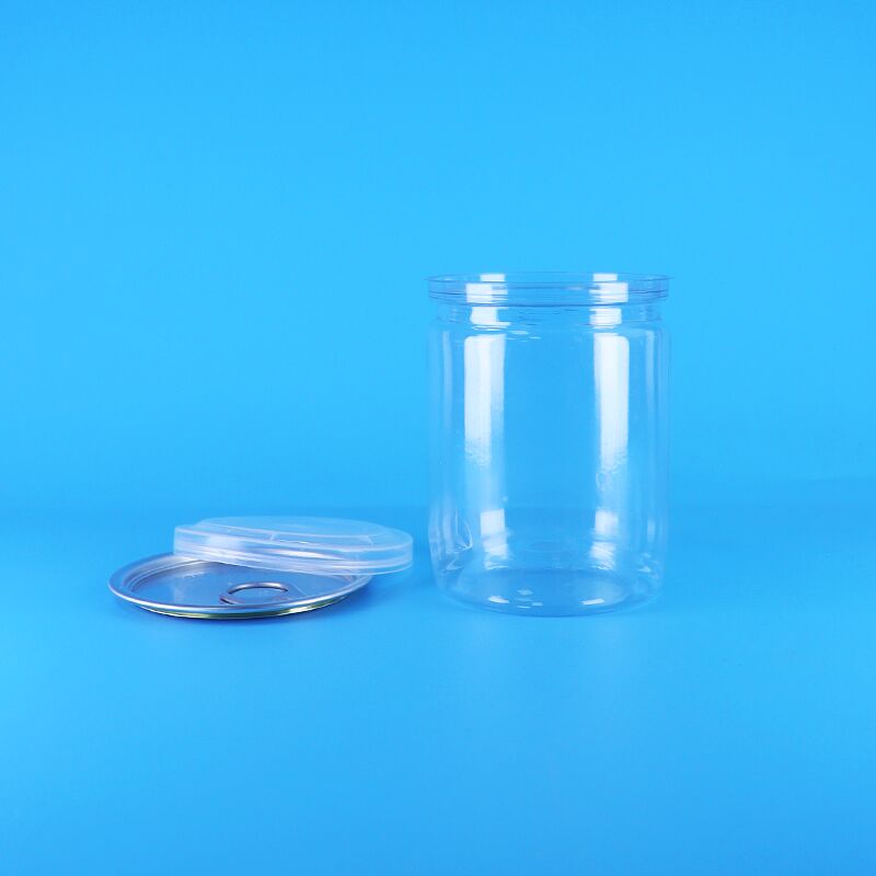 Productos orgánicos de la selva, cacahuetes, alimentos secos, de extremos abiertos y fáciles, tubos de plástico, PET transparente, latas de palomitas de maíz