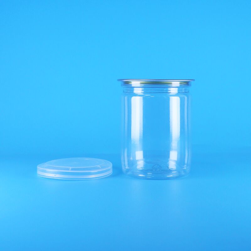 Productos orgánicos de la selva, cacahuetes, alimentos secos, de extremos abiertos y fáciles, tubos de plástico, PET transparente, latas de palomitas de maíz