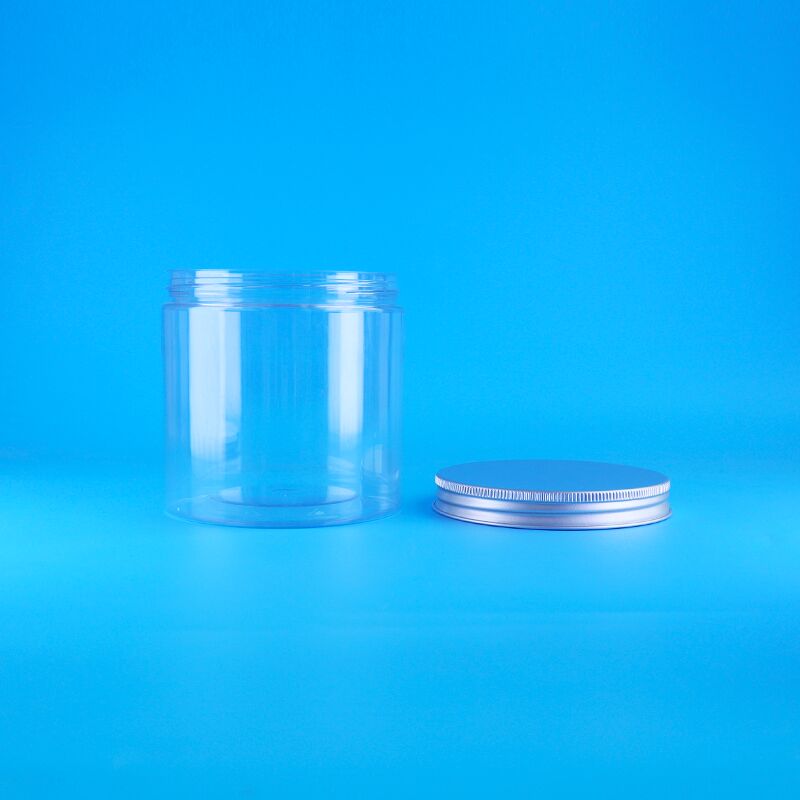 cilindro fácil tapa abierta comida café dulces galletas rosas té plástico cristal PET transparente