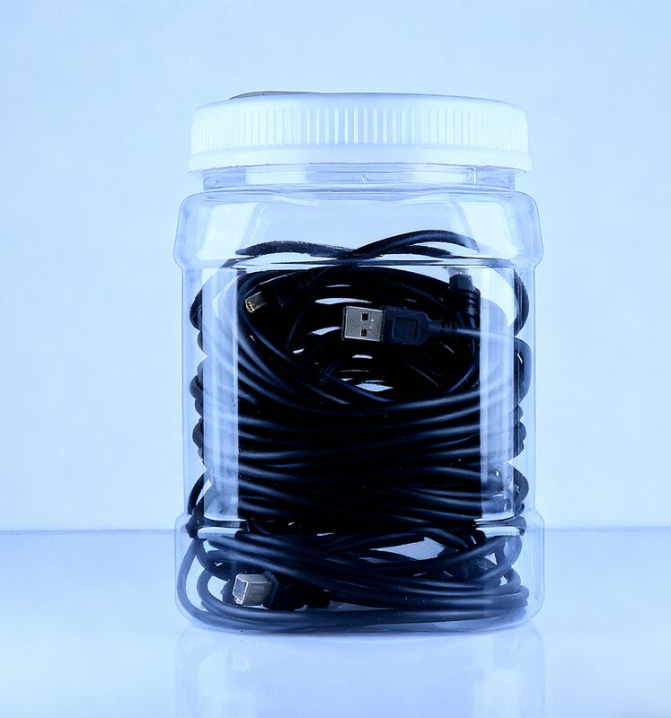 Bien sellado plástico PET forma cuadrada transparente tarro pastel de ñame chino relleno galleta tapa de rosca