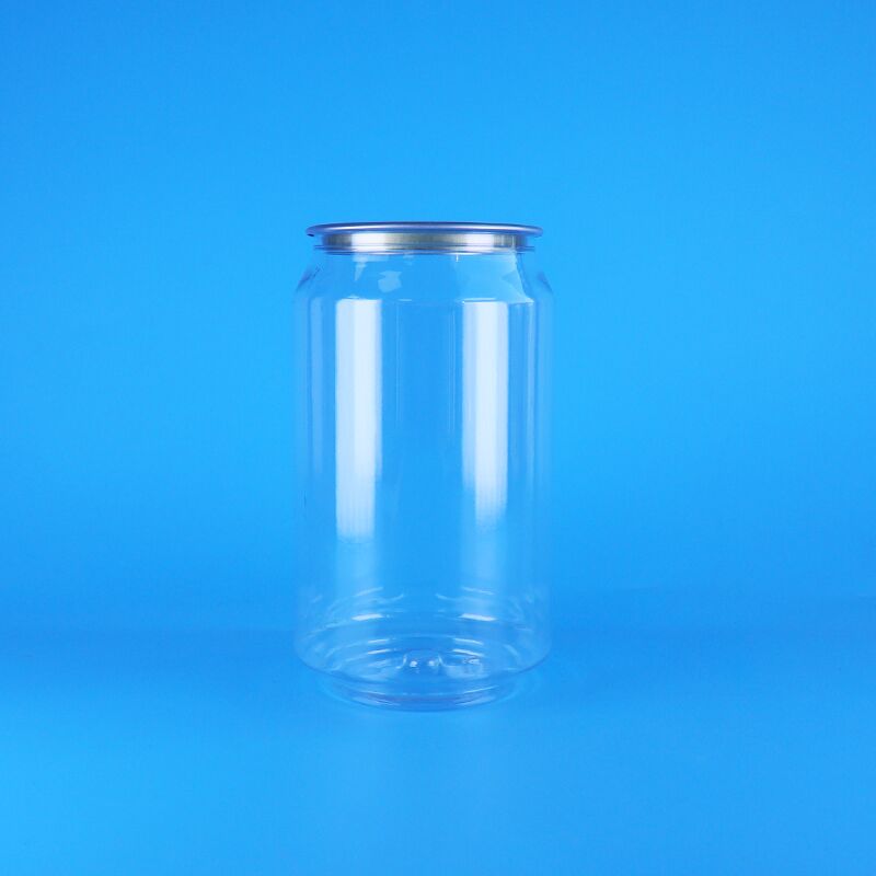 330 ml de lata de plástico PET de tapa fácil y abierta - Jar de embalaje de calidad alimentaria para hornear y bocadillos