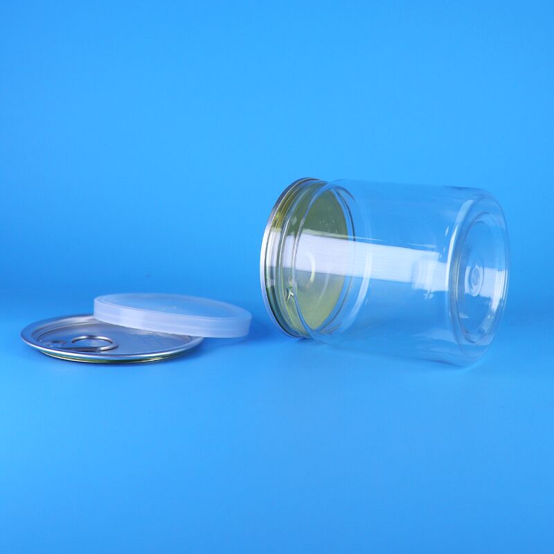 Jarrón de PET libre de BPA con tapa fácilmente abierta para envases de alimentos
