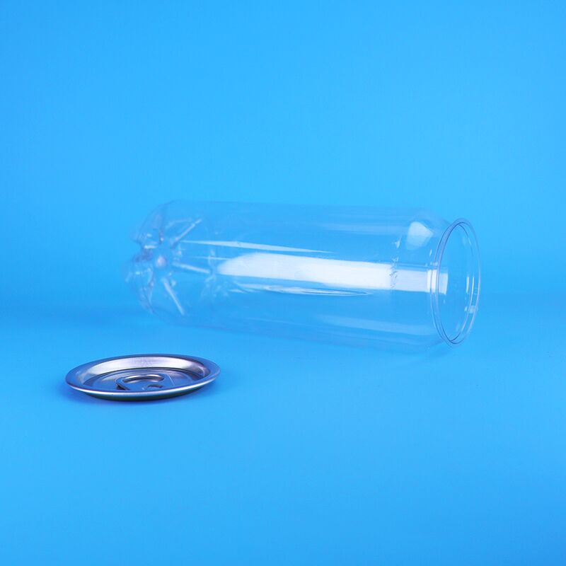 La lata de plástico PET con tapa fácil de abrir de 500 ml de capacidad a prueba de fugas para bebidas carbonatadas y bebidas alcohólicas