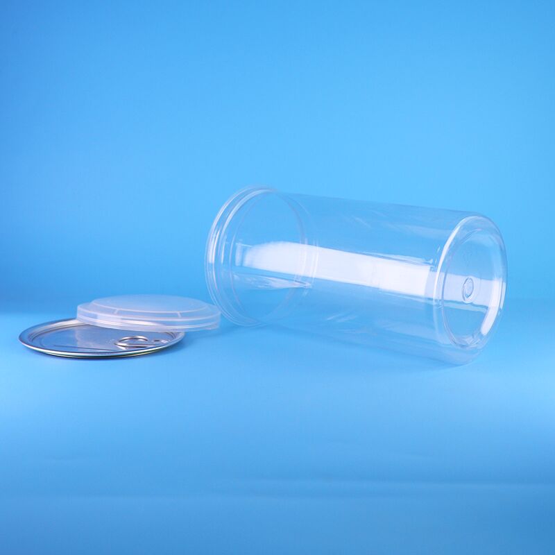 Tarro de PET de 700 ml libre de BPA con tapa de fácil apertura para almacenamiento y envasado de alimentos