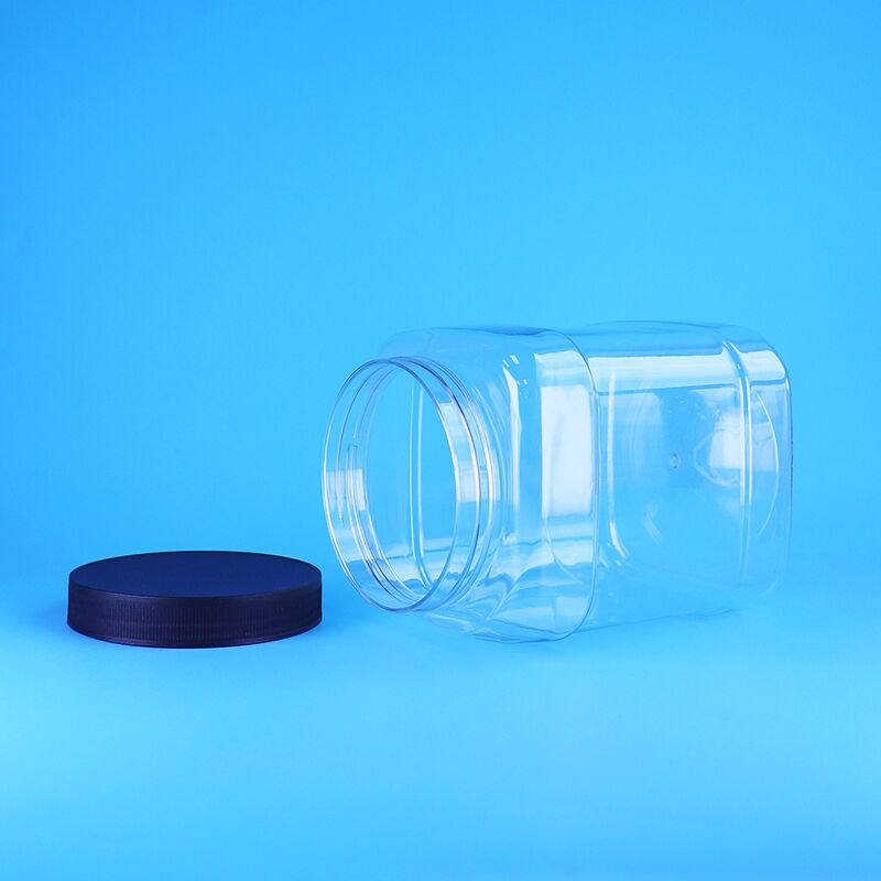 Solución de almacenamiento de alimentos transparente de plástico PET cuadrado personalizado