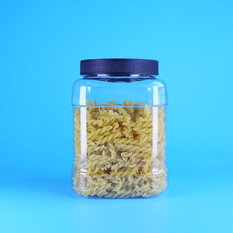 Solución de almacenamiento de alimentos transparente de plástico PET cuadrado personalizado