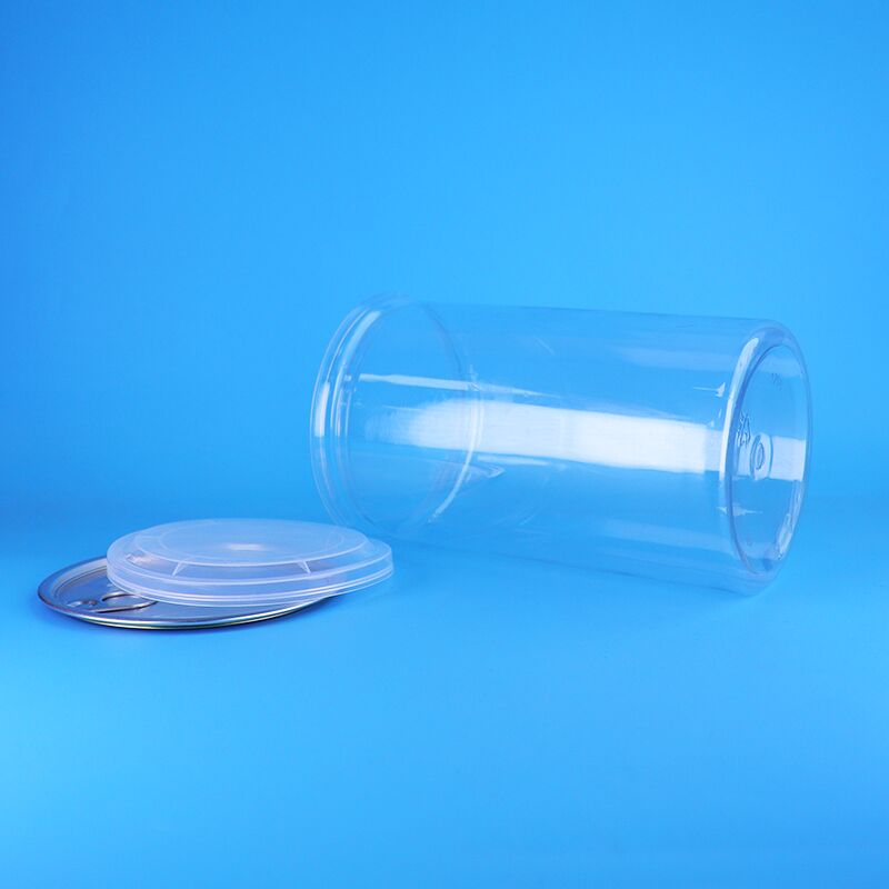 Latas transparentes de PET de grado alimenticio para almacenar tartas de frutas, tartas de queso y postres gourmet