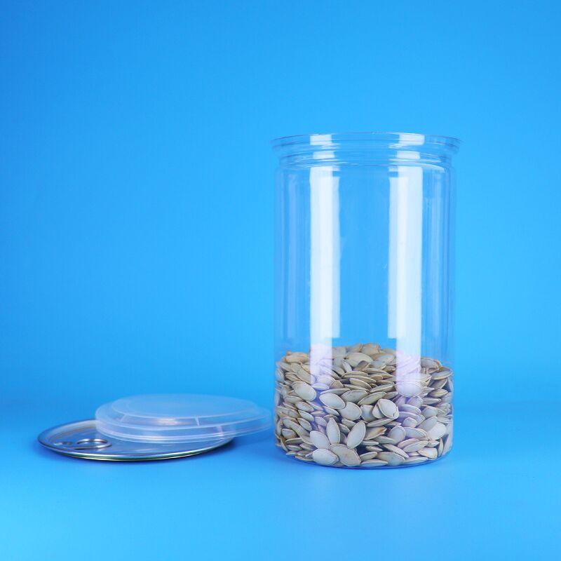 Latas transparentes de PET de grado alimenticio para almacenar tartas de frutas, tartas de queso y postres gourmet