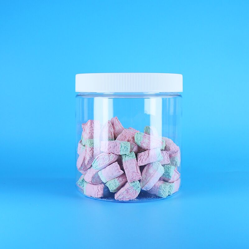 Clear PET Food Safe Plastic Jars For Sweets Candy Cereals Chocolates Reliable Packaging