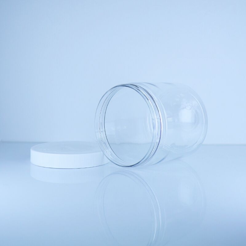 Almacenamiento de alimentos de primera calidad galletas dulces nueces envasado a granel frascos de PET con tapa de tornillo