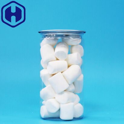 PET transparente de plástico fácil de abrir y sellar bien la lata de embalaje para alimentos y bebidas secos