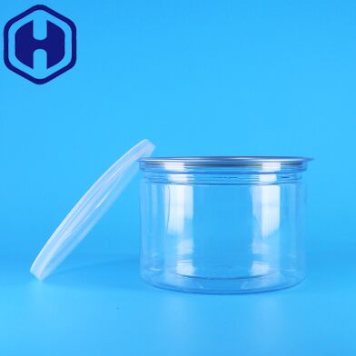 Tapa redonda de PET plástico de fácil apertura para envases de alimentos, caramelos, galletas, aperitivos, té y latas