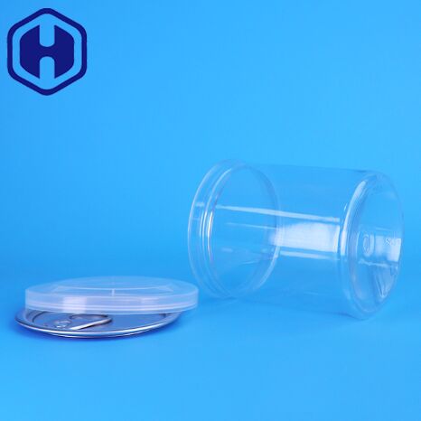 Contenedor de plástico PET de 220 ml libre de BPA con tapa fácilmente abierta para envases de mariscos