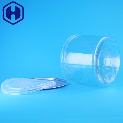 Envases de plástico PET 100% hermético para alimentos con tapa fácilmente abierta para frutas secas y frutos secos