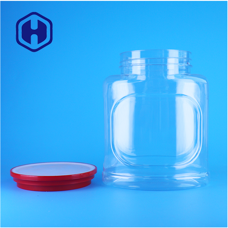 Grado alimenticio Jarrón de plástico transparente para hojas de té sueltas Herbal Tea Embalaje PET Fabricante proveedor