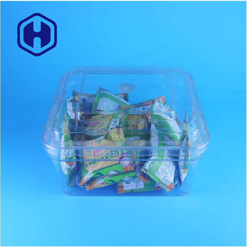 Caja de envasado de alimentos para mascotas transparente para galletas y galletas de mantequilla Fábrica de envases de plástico OEM