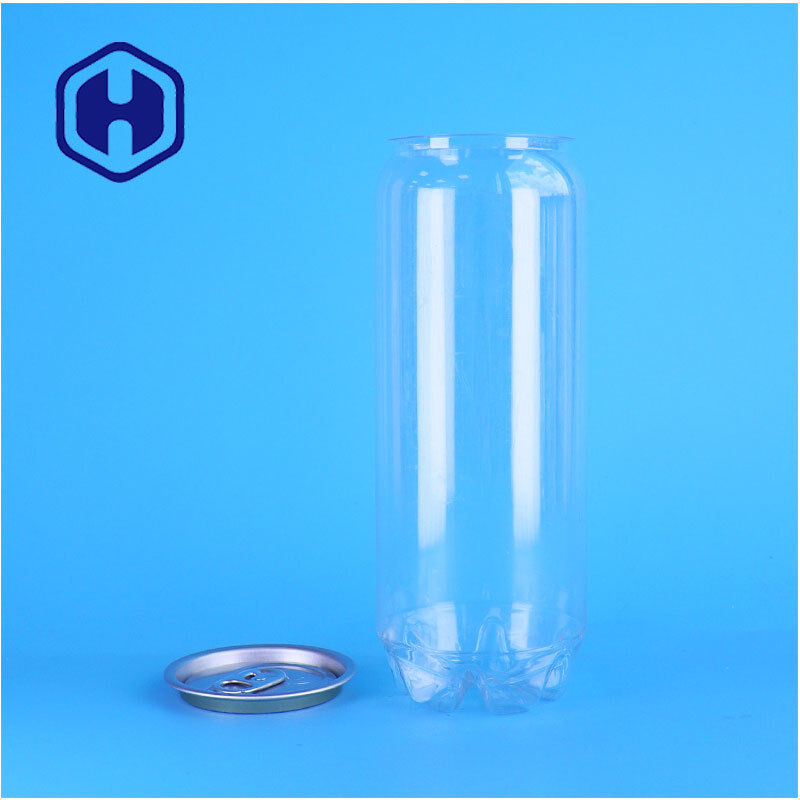 Botella clara de la bebida del té del ANIMAL DOMÉSTICO del ODM del OEM con la fábrica de aluminio del envase de la bebida de la categoría alimenticia de la tapa del tirón