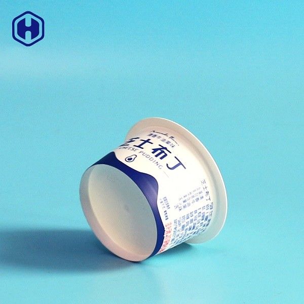 Pudín vacío de la taza de la ronda IML que empaqueta la mini talla 3OZ 90ML de la pared fina