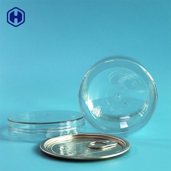Tipo latas 16OZ 500ML de la tapa del tornillo del plástico transparente con el top del aluminio EOE