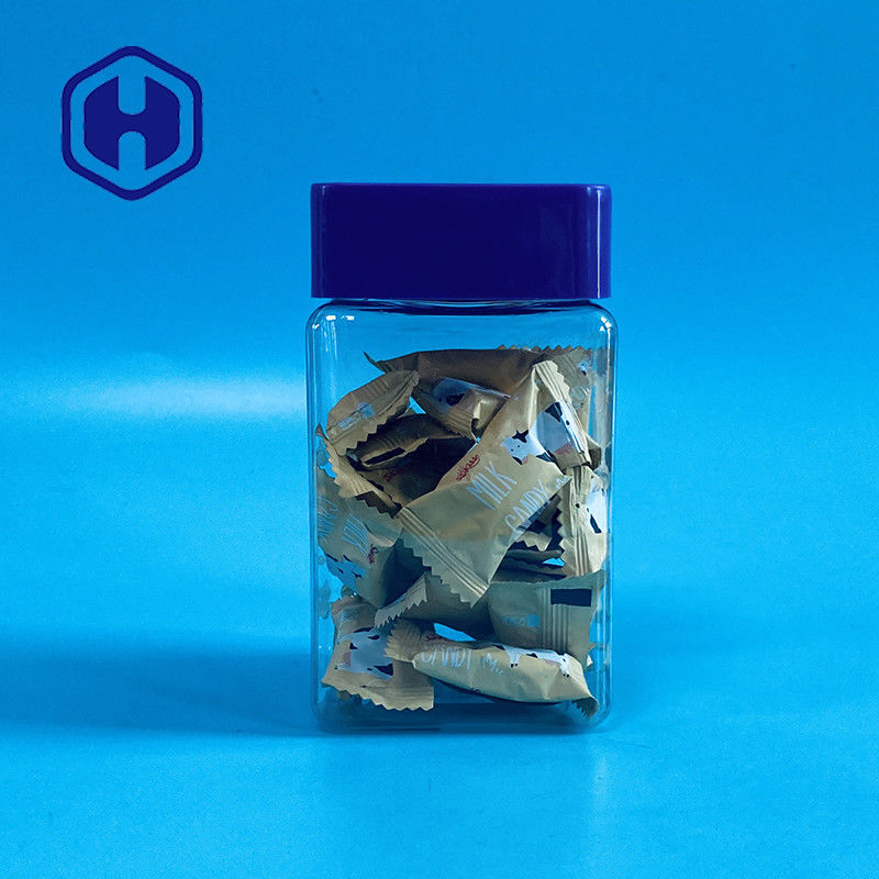 tarro plástico de la prueba del escape 16oz para los palillos secados del queso de la carne de vaca de los pescados de la seda de la carne