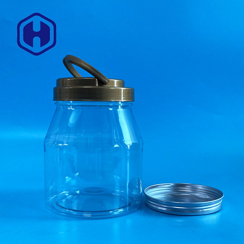 tarros vacíos del plástico transparente de 900ml 30oz para las galletas Konjac de Jelly Gummy Cat Dog Snacks