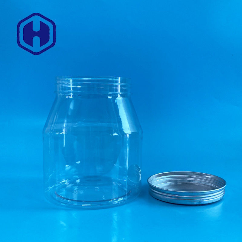 tarros vacíos del plástico transparente de 900ml 30oz para las galletas Konjac de Jelly Gummy Cat Dog Snacks