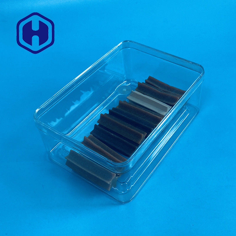 Caja de empaquetado del ANIMAL DOMÉSTICO apilable de los pasteles 560ml del pan fresco para la panadería Bakeshop