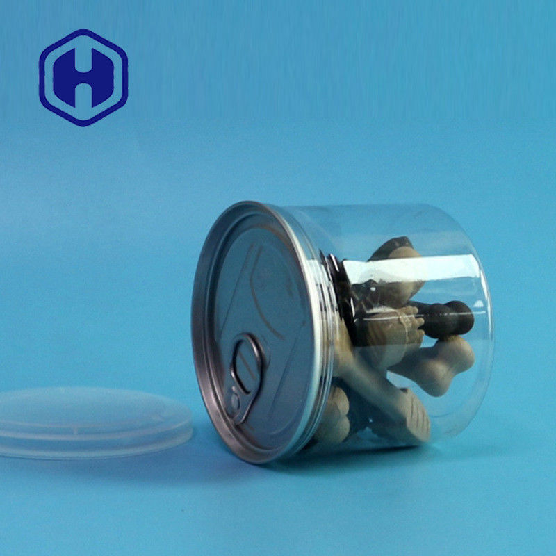 las latas del plástico transparente de 307# 280ml ACARICIAN el caviar de enlatado Ginger Walnuts Almonds de los mariscos de la tapa de EOE