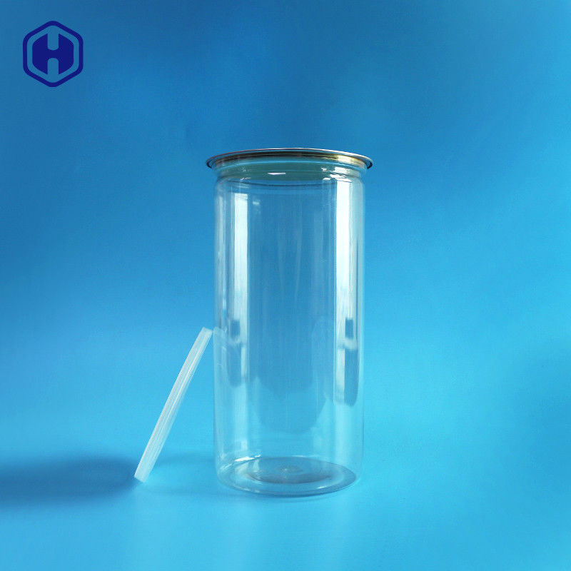 Empaquetado largo de la palomitas de maíz de la tapa de las latas de aluminio alto 1380ml 401# del plástico transparente