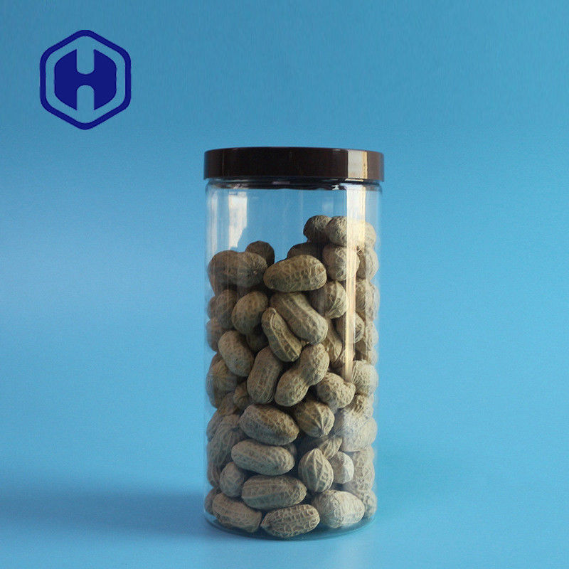 el tarro plástico de la prueba del escape 750ml derecho echó a un lado boca ancha de empaquetado del ANIMAL DOMÉSTICO de la bobina larga clara del alambre