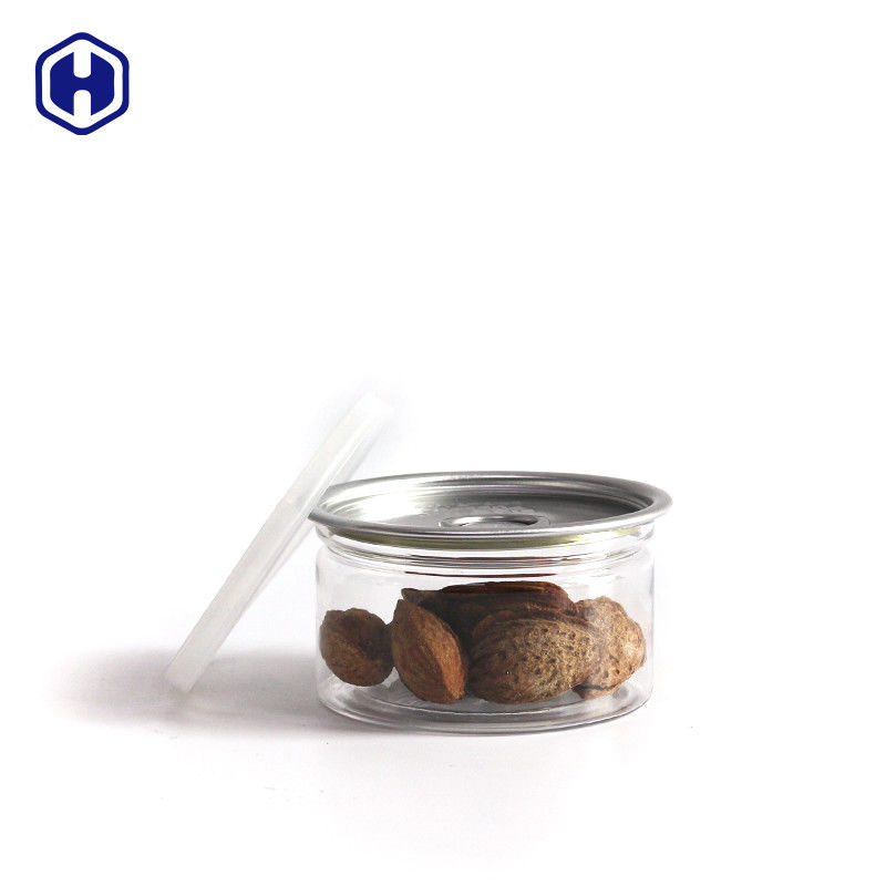 ANIMAL DOMÉSTICO seco Tuna Can de la altura de 100ml 3.5g Herb Clear Plastic Cans EOE 211# 38m m