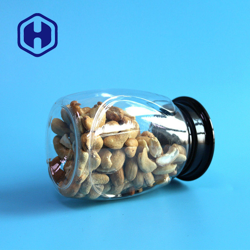 Tarro plástico del ANIMAL DOMÉSTICO vacío apretado del aire para la altura especial del azúcar 400ml 120m m de la sal