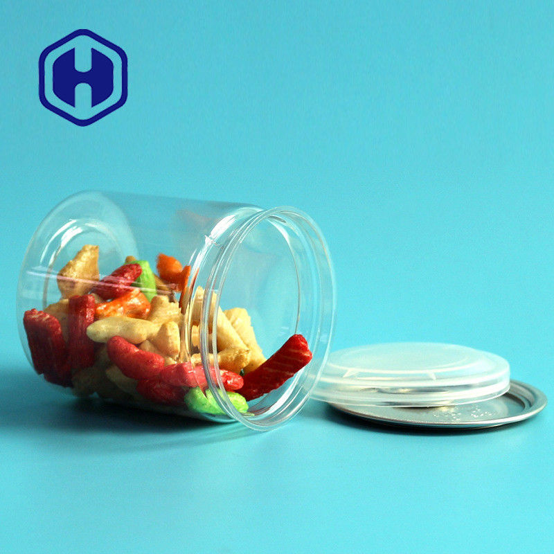 empaquetado secado brillante de la cecina del cerdo de las latas del plástico transparente 250ml 211 8.5oz