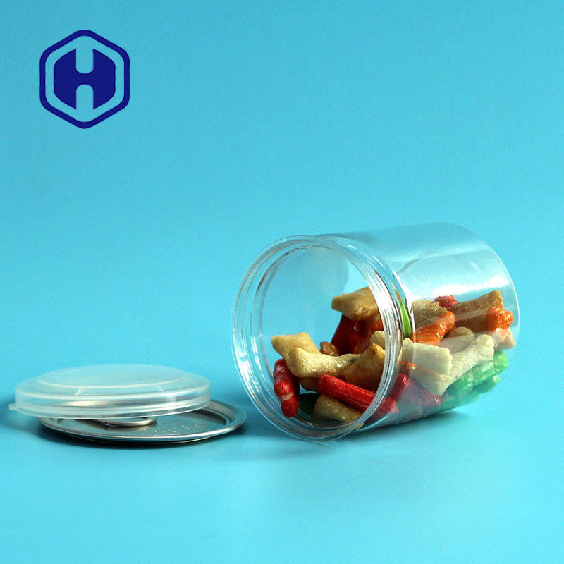 empaquetado secado brillante de la cecina del cerdo de las latas del plástico transparente 250ml 211 8.5oz