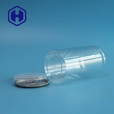 el animal doméstico vacío abierto fácil del plástico transparente de 410ml 211# puede para la prueba del escape de la comida