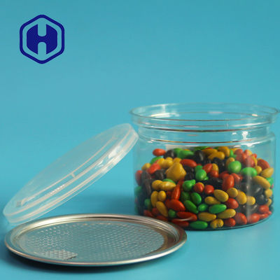 Latas abiertas fáciles de Cat Dog Treat Biscuits Plastic con el alimento para animales alrededor de la altura de 250ml 60m m