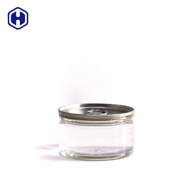A prueba de fugas transparente Pet fácil de abrir latas de plástico / Pet fácil de abrir latas para salsa