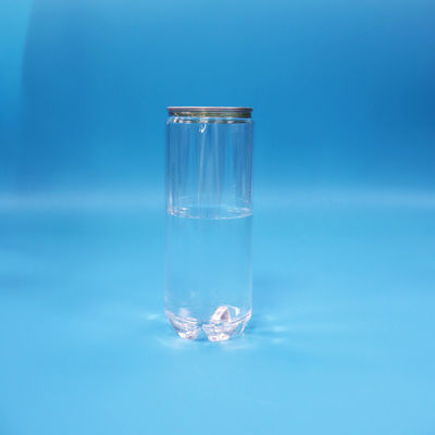 La lata de bebidas de refresco PET transparente vacía y sellable con tapa de aluminio fácil de abrir